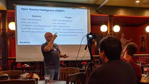 Jerod Brennen presenting at BSidesDayton 2019