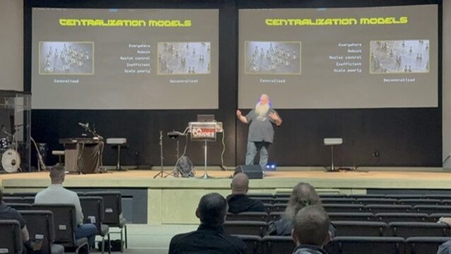 Guy Royse presenting on the Reticulum Network