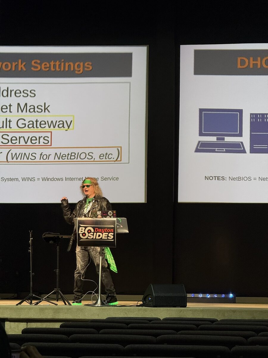 Matt Scheurer presenting on DNS security