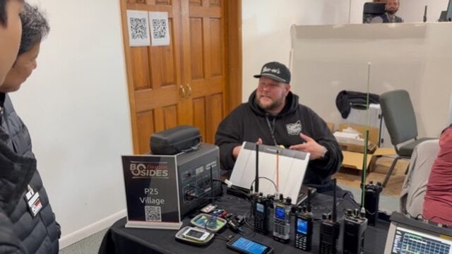 P25 Radio Village hands-on activity